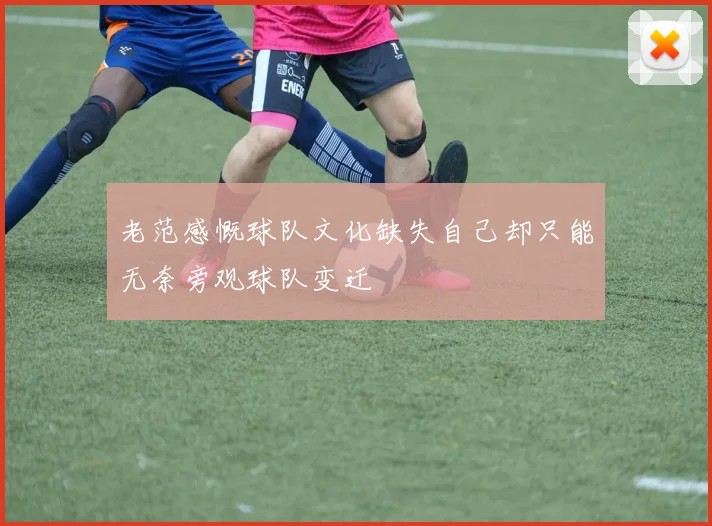 老范感慨球队文化缺失自己却只能无奈旁观球队变迁